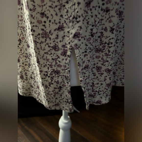 Pima scoop neck elbow sleeve top - Picture 5 of 5